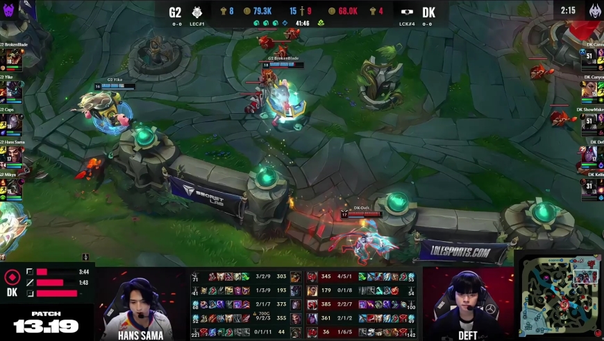 HLE翻盘BRO，Hanssama操刀奇招英雄翻盘四强赛2:1（首尔）